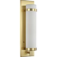 Hartwick 1-Light Wall Sconce in Satin Brass