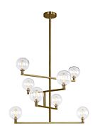 Eight Light Chandelier by Visual Comfort Modern