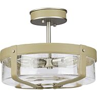 Point Dume-Rockdance 4-Light Semi-Flush Mount in Antique Nickel