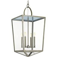 Point Dume-Shearwater 4-Light Foyer Pendant in Antique Nickel