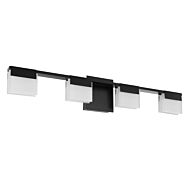 Vente 1-Light LED Vanity Light in Matte Black