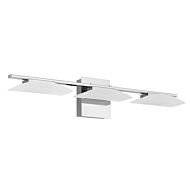 Metrass 3 3-Light LED Vanity Light in Chrome