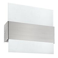 Nikita LED 1-Light LED Wall Light in Matte Nickel