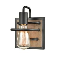 Copley 1-Light Wall Sconce in Matte Black