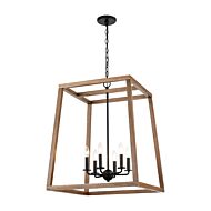 Barrow 6-Light Chandelier in Matte Black