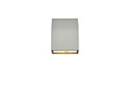 Raine LED Outdoor Wall Lamp in Silver