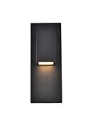 Raine LED Outdoor Wall Lamp in black