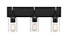 Fulton 3-Light Bathroom Vanity Light Bar Vanity in Matte Black