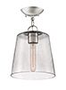 Windrush 1-Light Semi-Flushmount in Polished Nickel