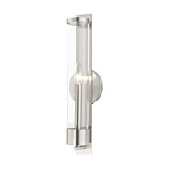 Castleton 1-Light Wall Sconce in Brushed Nickel