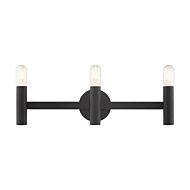 Copenhagen 3-Light Bathroom Vanity Light in Black