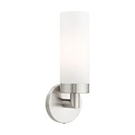 Aero 1-Light Wall Sconce in Brushed Nickel