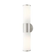 Lindale 2-Light Bathroom Vanity Light in Brushed Nickel