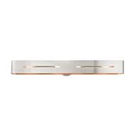 Ravena 4-Light Bathroom Vanity Light in Brushed Nickel