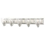 Birmingham 5-Light Bathroom Vanity Light in Brushed Nickel