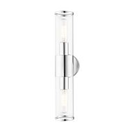 Banca 2-Light Bathroom Vanity Light in Polished Chrome