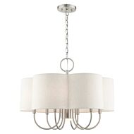 Solstice 7-Light Chandelier in Brushed Nickel