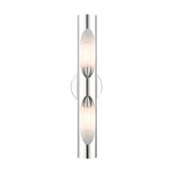 Novato 2-Light Wall Sconce in Polished Chrome