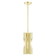 Acra 3-Light Chandelier in Satin Brass