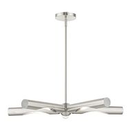 Acra 5-Light Chandelier in Brushed Nickel