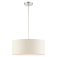 Blossom 3-Light Pendant in Brushed Nickel