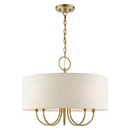 Blossom 5-Light Chandelier in Antique Brass