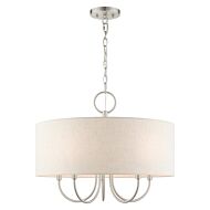 Blossom 5-Light Chandelier in Brushed Nickel