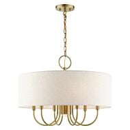 Blossom 7-Light Chandelier in Antique Brass