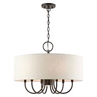 Blossom 7-Light Chandelier in English Bronze