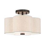 Solstice 2-Light Semi-Flush Mount in English Bronze