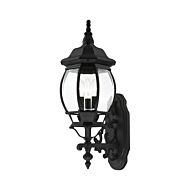 Frontenac 3-Light Outdoor Wall Lantern in Textured Black