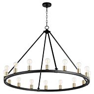 16 Light Chandelier by Quorum