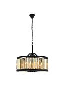 Chelsea 8-Light Chandelier in Matte Black