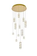 Polaris 12-Light LED Pendant in Gold