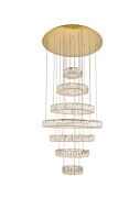 Monroe LED Chandelier in Gold