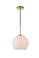 BAXTER 1-Light Pendant in Brass