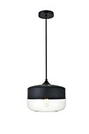 ASHWELL 1-Light Pendant in Black