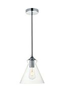 DESTRY 1-Light Pendant in Chrome