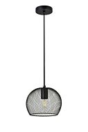 KELLER 1-Light Pendant in Black