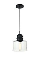 KENNA 1-Light Pendant in Black