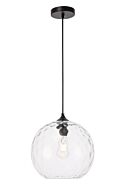 Gibson 1-Light Pendant in Black