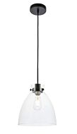 Frey 1-Light Pendant in Black