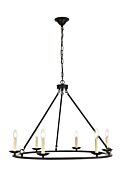 Maine 6-Light Chandelier in Black