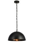 Merce 1-Light Pendant in Vintage Black