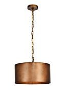 Miro 1-Light Pendant in Manual Brass