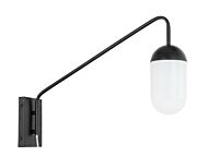 Kace 1-Light Wall Sconce in Black