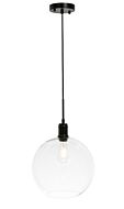 Emett 1-Light Pendant in Black