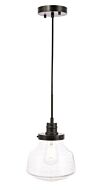 Lyle 1-Light Pendant in Black