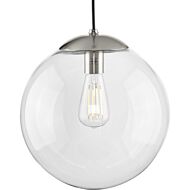 Atwell 1-Light Pendant in Brushed Nickel