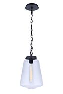 Laclede 1-Light Outdoor Pendant in Midnight